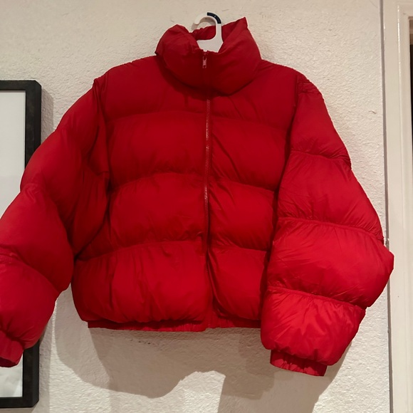 Red Puffer Jacket - Picture 1 of 6